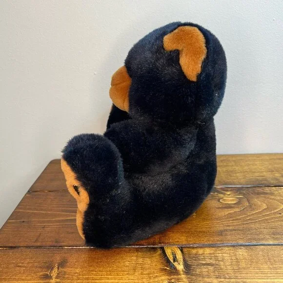 Black brown Bear Plush Big Paws Feet Super Soft & Cuddly - Picture 5 of 13